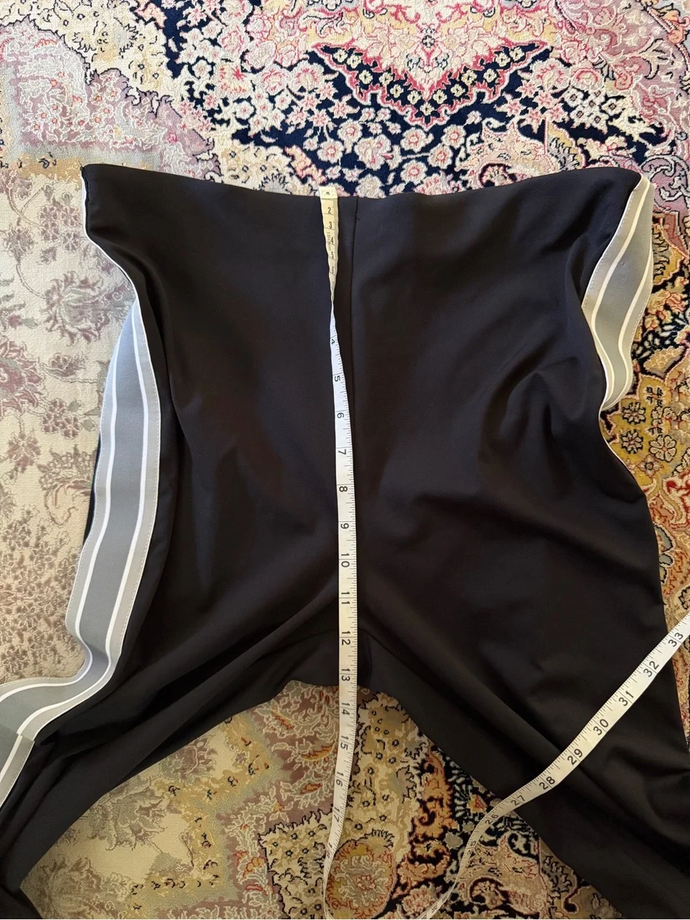 NWT Fabletics Motion365+ Twisted Stripe Pull-On Pants Black Size XL (12–14) - Picture 13 of 14